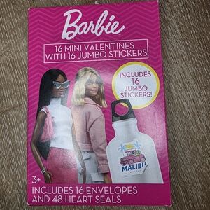 Barbie Pink Malibu Valentine Cards